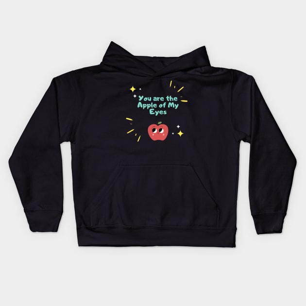 You are the Apple of My Eyes Psalm 17 Kids Hoodie by Mission Bear